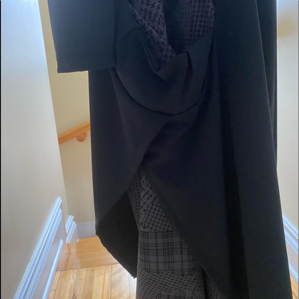 Black and grey dress.